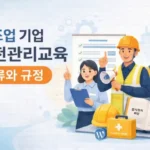 제조업 기업 안전관리교육 종류와 규정