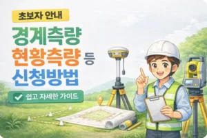 경계측량 현황측량 등 신청방법