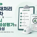 산재처리 절차 및 수시 위험성평가의 중요성